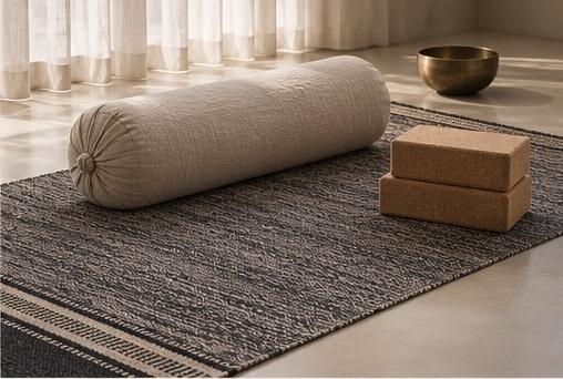 VEDA SERA mat in an everyday ritual setting